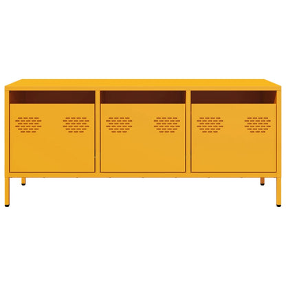 TV Cabinet Mustard Yellow 101.5x39x43.5 cm Cold-rolled Steel