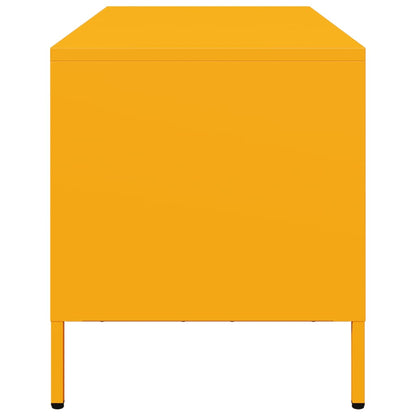 TV Cabinet Mustard Yellow 101.5x39x43.5 cm Cold-rolled Steel