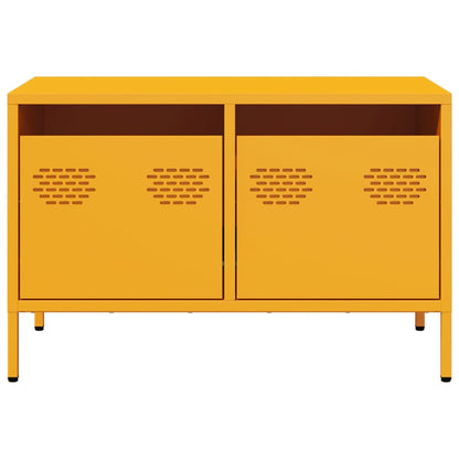 TV Cabinet Mustard Yellow 68x39x43.5 cm Cold-rolled Steel
