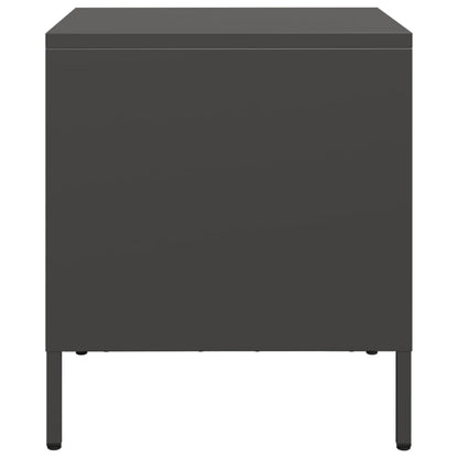 Bedside Cabinets 2 pcs Black 35x39x43.5 cm Steel