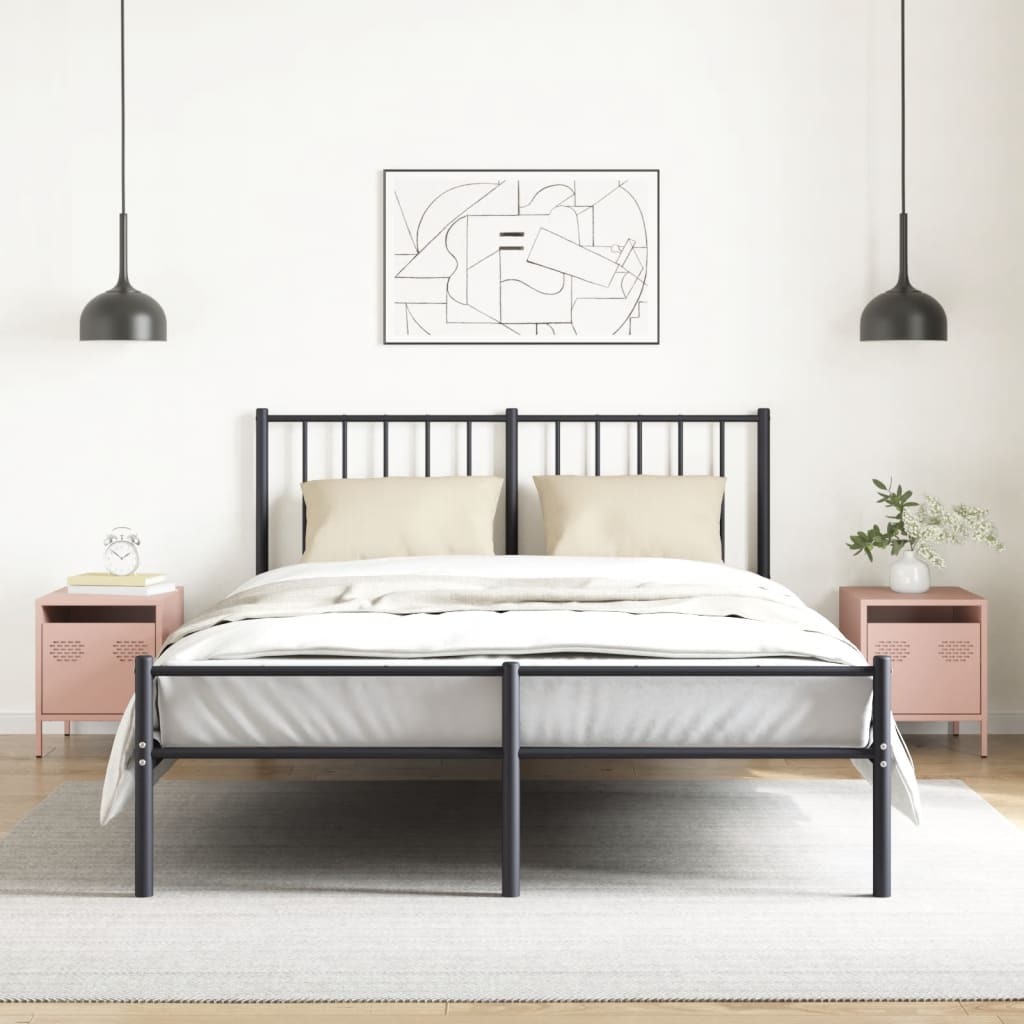 Bedside Cabinets 2 pcs Pink 35x39x43.5 cm Steel