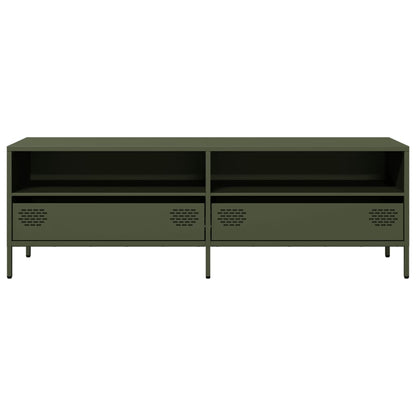 TV Cabinet Olive Green 135x39x43.5 cm Cold-rolled Steel