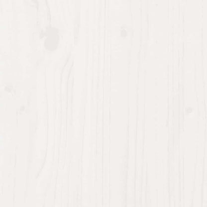 Bed Frame without Mattress White 90x200 cm Solid Wood Pine