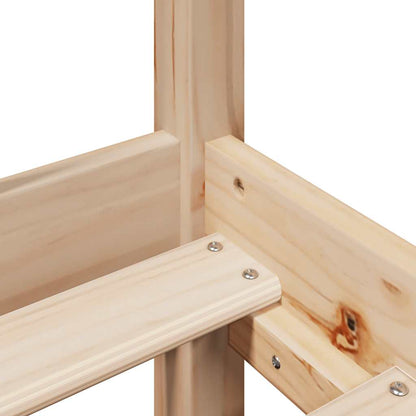 Bed Frame without Mattress 180x200 cm Super King Solid Wood Pine