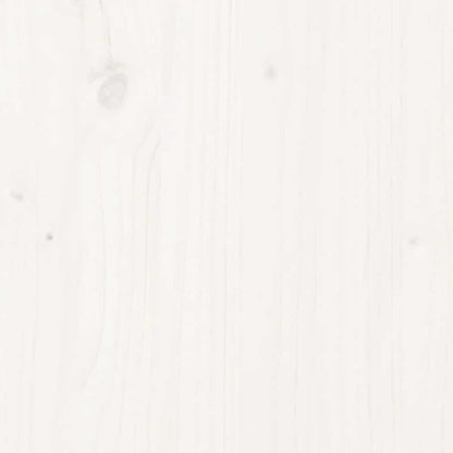 Bed Frame without Mattress White 100x200 cm Solid Wood Pine