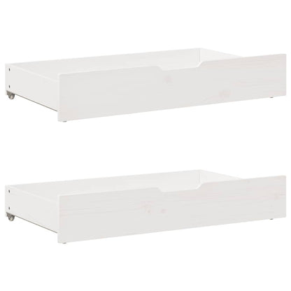 Daybed with Drawers without Mattress 80x200 cm Solid Wood
