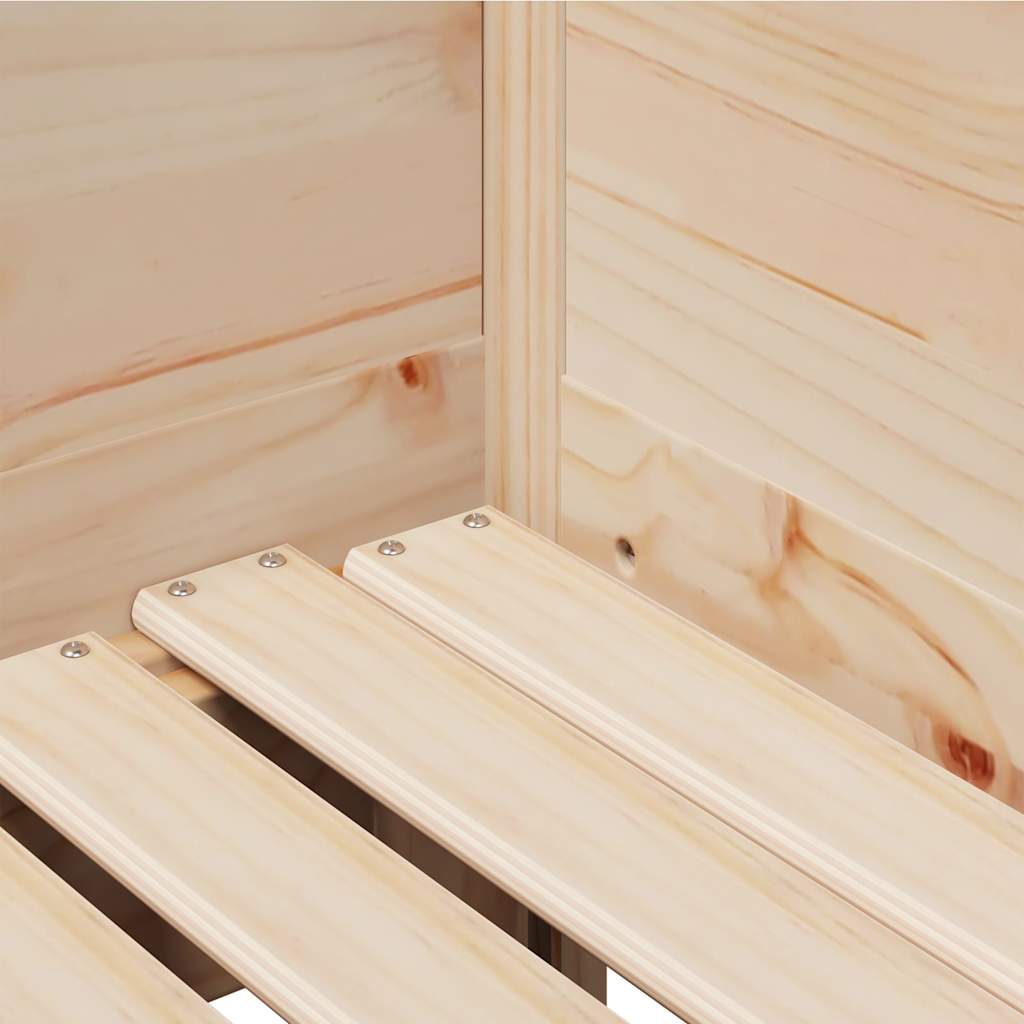 Daybed with Trundle and Drawers without Mattress 90x190 cm Single