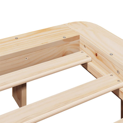 Bed Frame without Mattress 180x200 cm Super King Solid Wood Pine