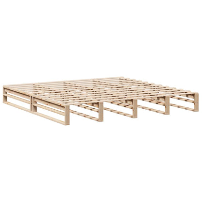 Bed Frame without Mattress 180x200 cm Super King Solid Wood Pine