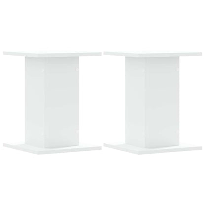 Speaker Stands 2 pcs White 30x30x40 cm Engineered Wood