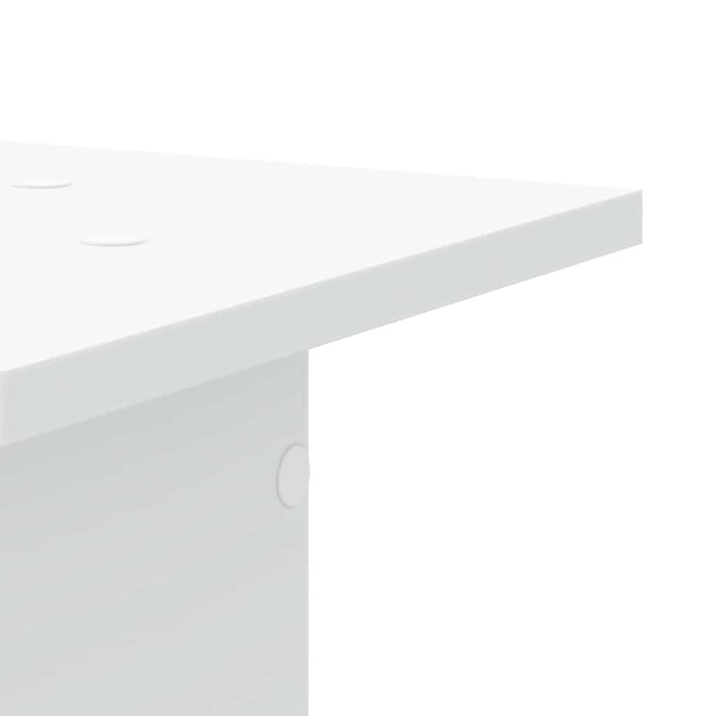 Speaker Stands 2 pcs White 30x30x40 cm Engineered Wood
