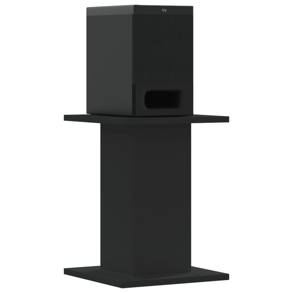 Speaker Stands 2 pcs Black 30x30x40 cm Engineered Wood