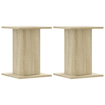 Speaker Stands 2 pcs Sonoma Oak 30x30x40 cm Engineered Wood