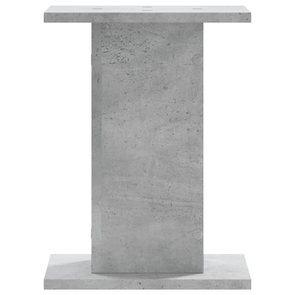 Speaker Stands 2 pcs Concrete Grey 30x30x40 cm Engineered Wood