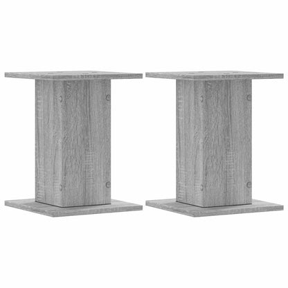 Speaker Stands 2 pcs Grey Sonoma 30x30x40 cm Engineered Wood