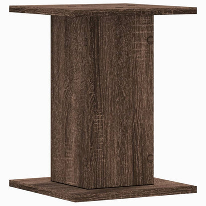 Speaker Stands 2 pcs Brown Oak 30x30x40 cm Engineered Wood