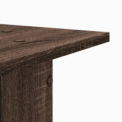 Speaker Stands 2 pcs Brown Oak 30x30x40 cm Engineered Wood