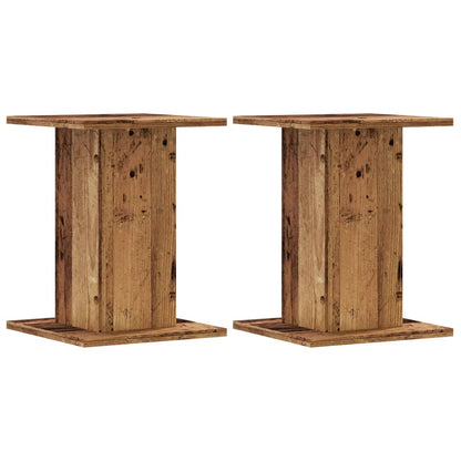 Speaker Stands 2 pcs Old Wood 30x30x40 cm Engineered Wood