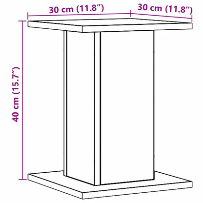 Speaker Stands 2 pcs Artisian Oak 30x30x40 cm Engineered Wood