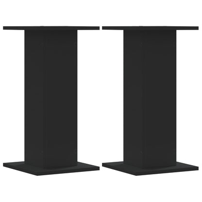 Speaker Stands 2 pcs Black 30x30x60 cm Engineered Wood