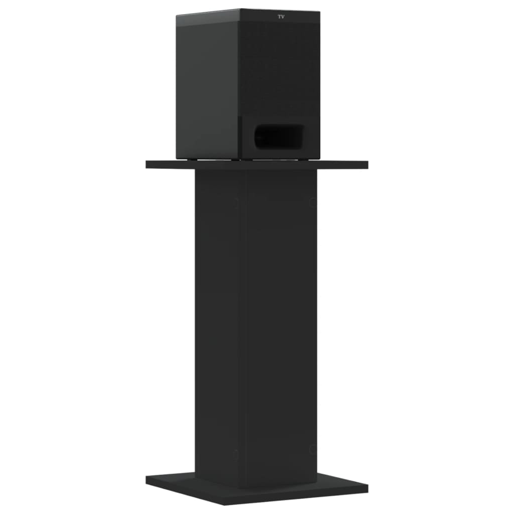 Speaker Stands 2 pcs Black 30x30x60 cm Engineered Wood