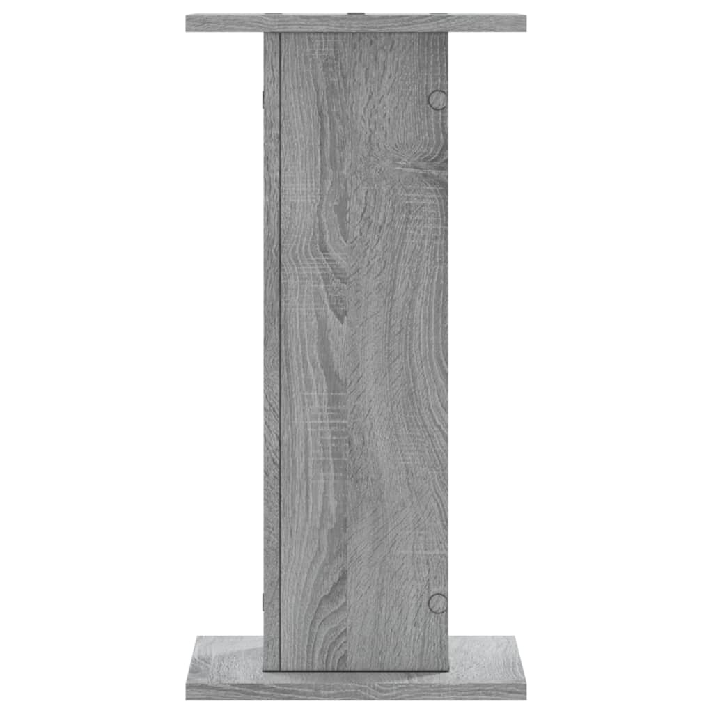 Speaker Stands 2 pcs Grey Sonoma 30x30x60 cm Engineered Wood