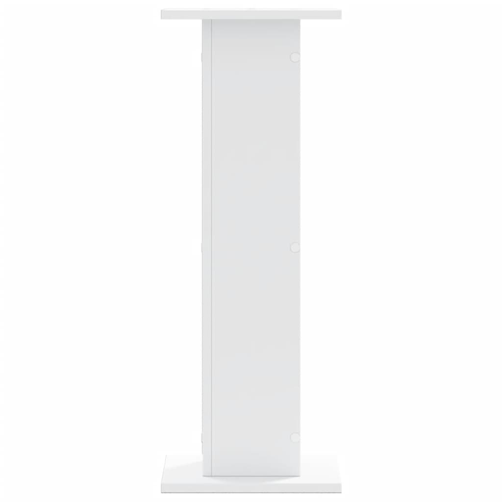 Speaker Stands 2 pcs White 30x30x80 cm Engineered Wood