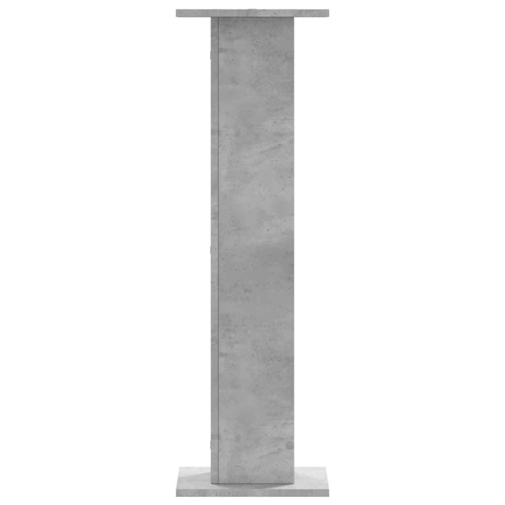 Speaker Stands 2 pcs Concrete Grey 30x30x95 cm Engineered Wood