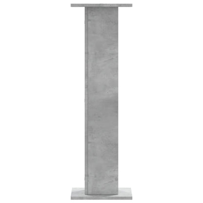 Speaker Stands 2 pcs Concrete Grey 30x30x95 cm Engineered Wood