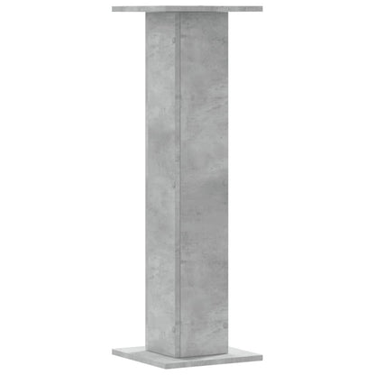 Speaker Stands 2 pcs Concrete Grey 30x30x95 cm Engineered Wood