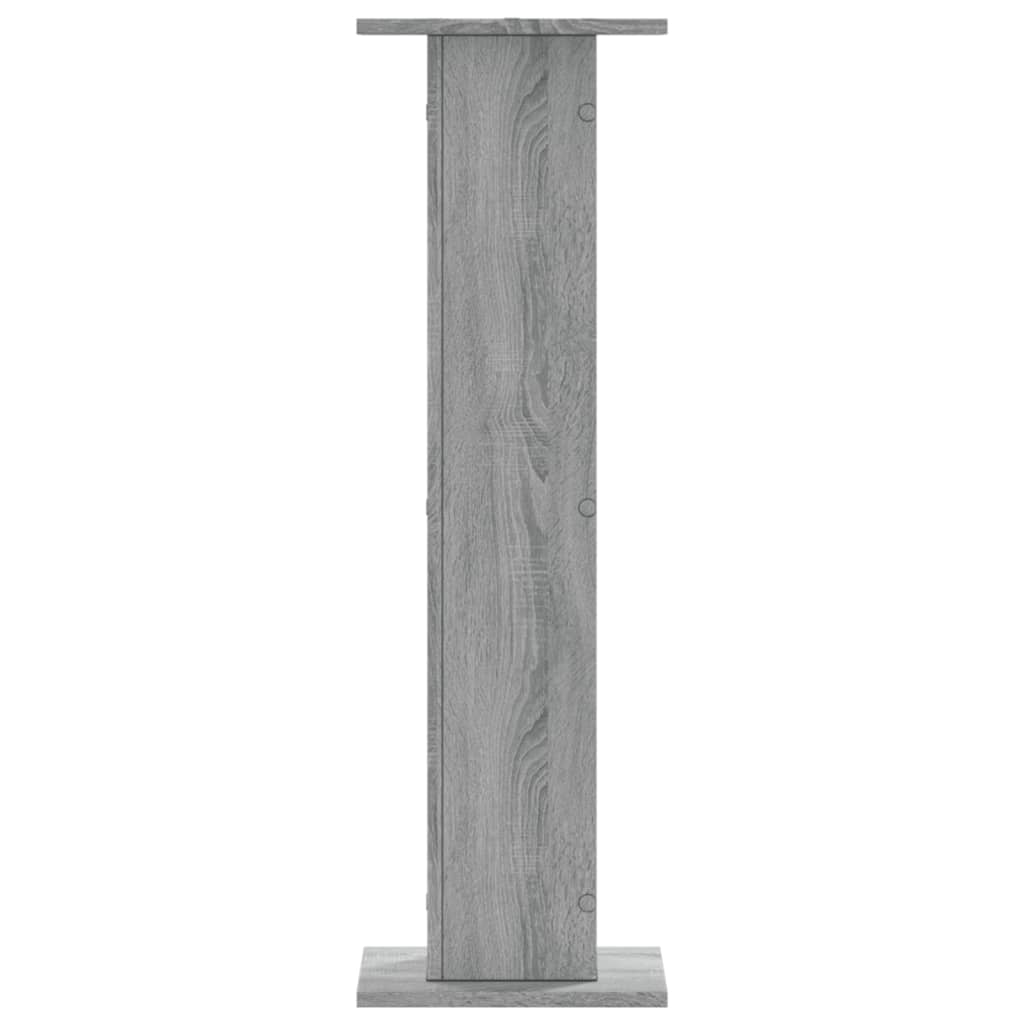 Speaker Stands 2 pcs Grey Sonoma 30x30x95 cm Engineered Wood
