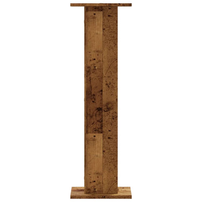 Speaker Stands 2 pcs Old Wood 30x30x95 cm Engineered Wood