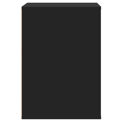 Corner Chest of Drawers Black 60x41x58 cm Engineered Wood