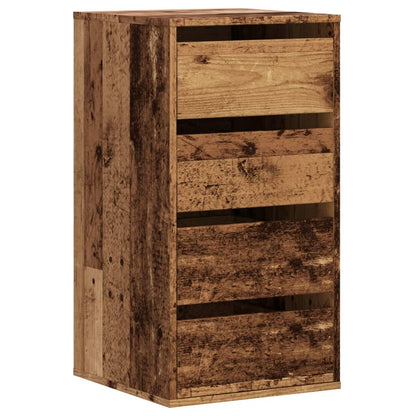 Corner Chest of Drawers Old Wood 40x41x76 cm Engineered Wood