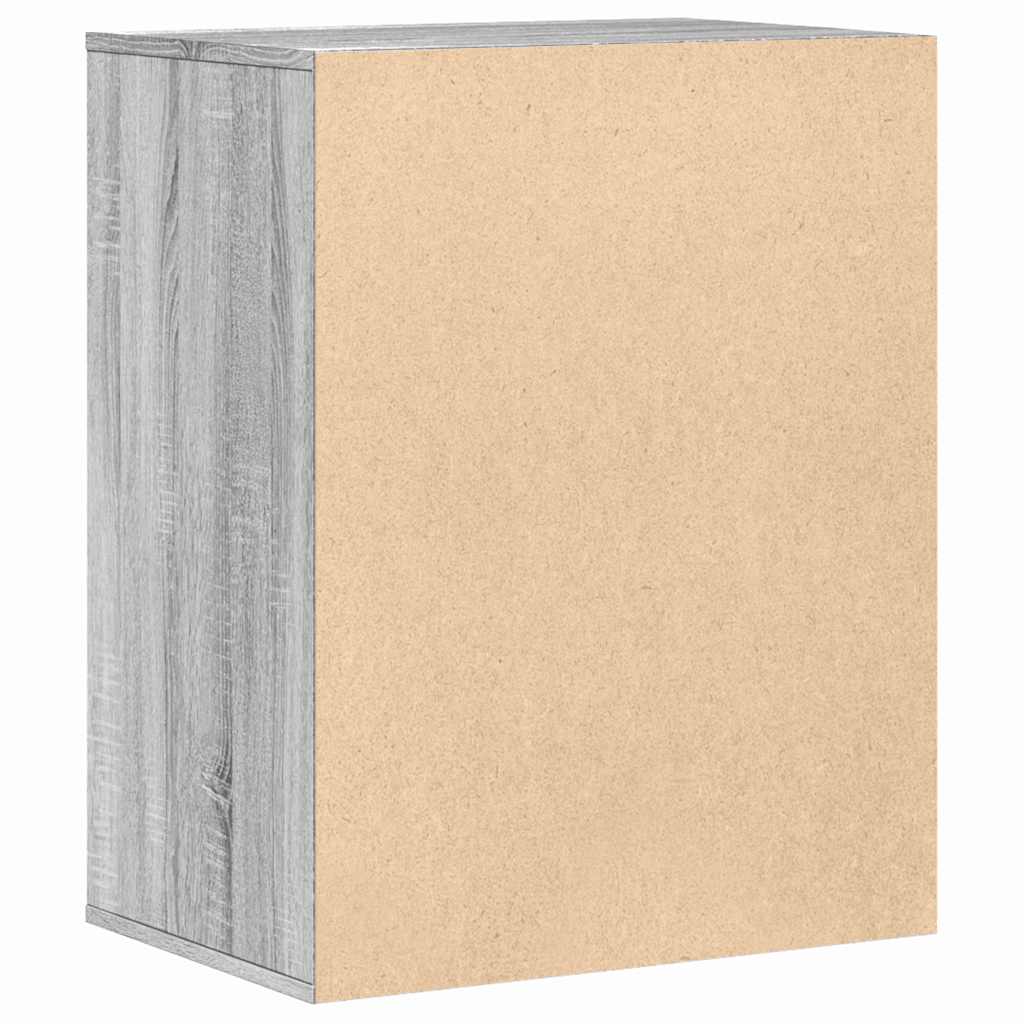 Corner Chest of Drawers Grey Sonoma 60x41x76 cm Engineered Wood