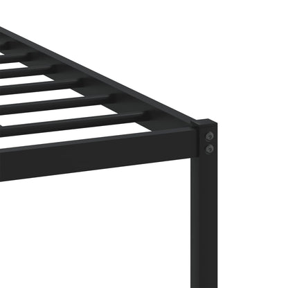 Metal Bed Frame without Mattress Sonoma Oak 150x200 cm King Size