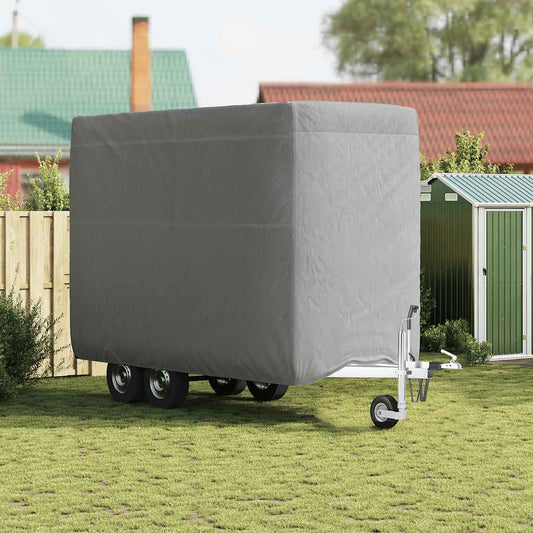 Horse Trailer Cover Grey 396x178x250 cm Non-woven Fabric