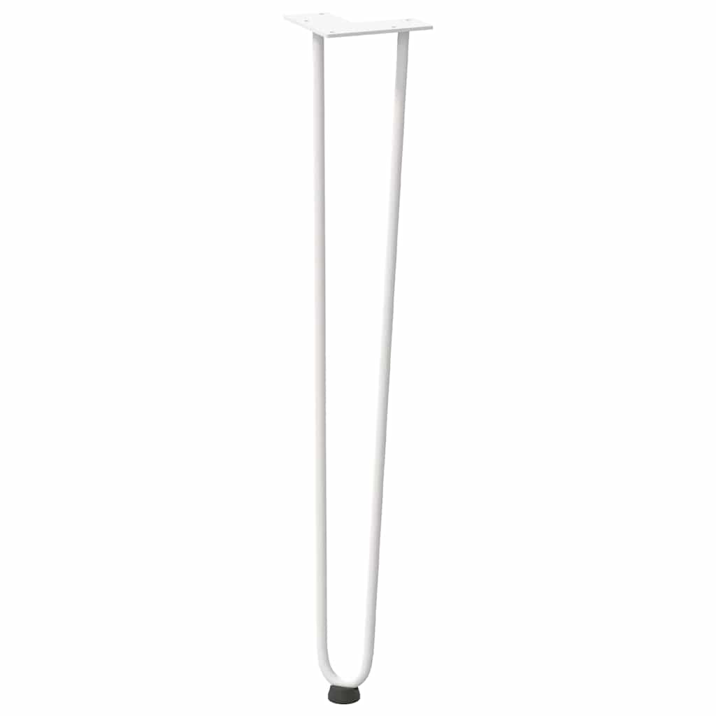 hairpin legs for console tables for Console Table 4 pcs White 72 cm Solid Steel