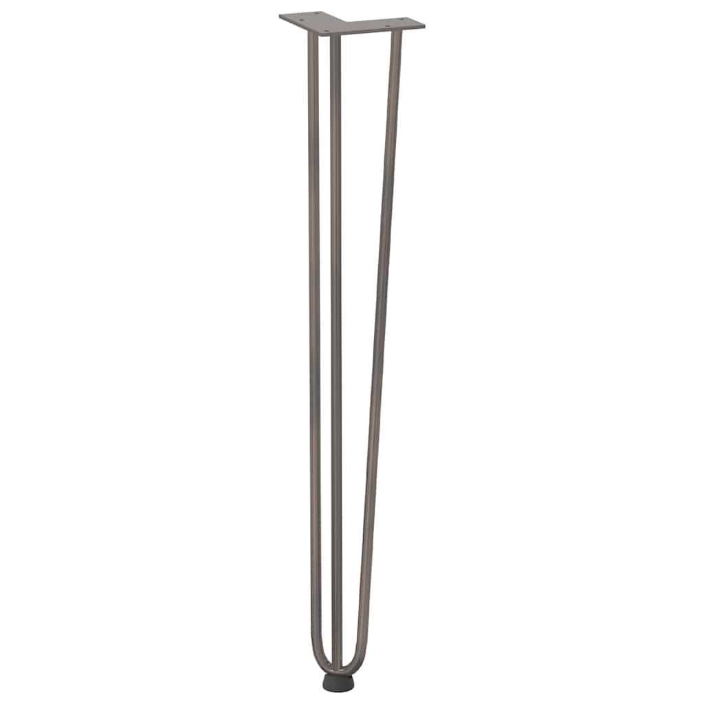 hairpin legs for console tables for Console Table 4 pcs Natural Steel 72 cm Solid Steel