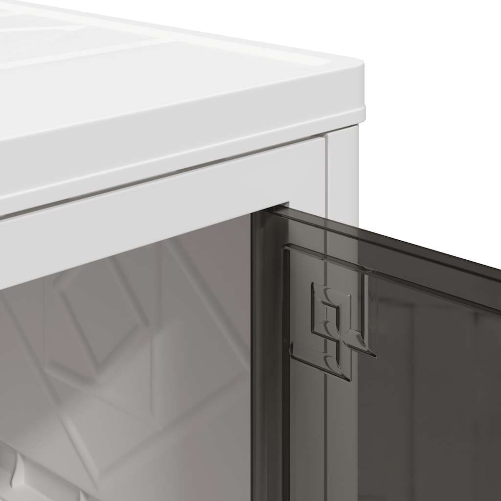 Stackable Storage Box with Wheels 5-Tier 75 L 64x40x179 cm