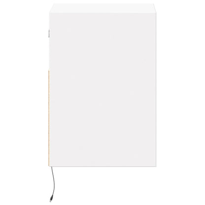 TV Wall Cabinets with LED Lights 2 pcs White 41x31x45 cm