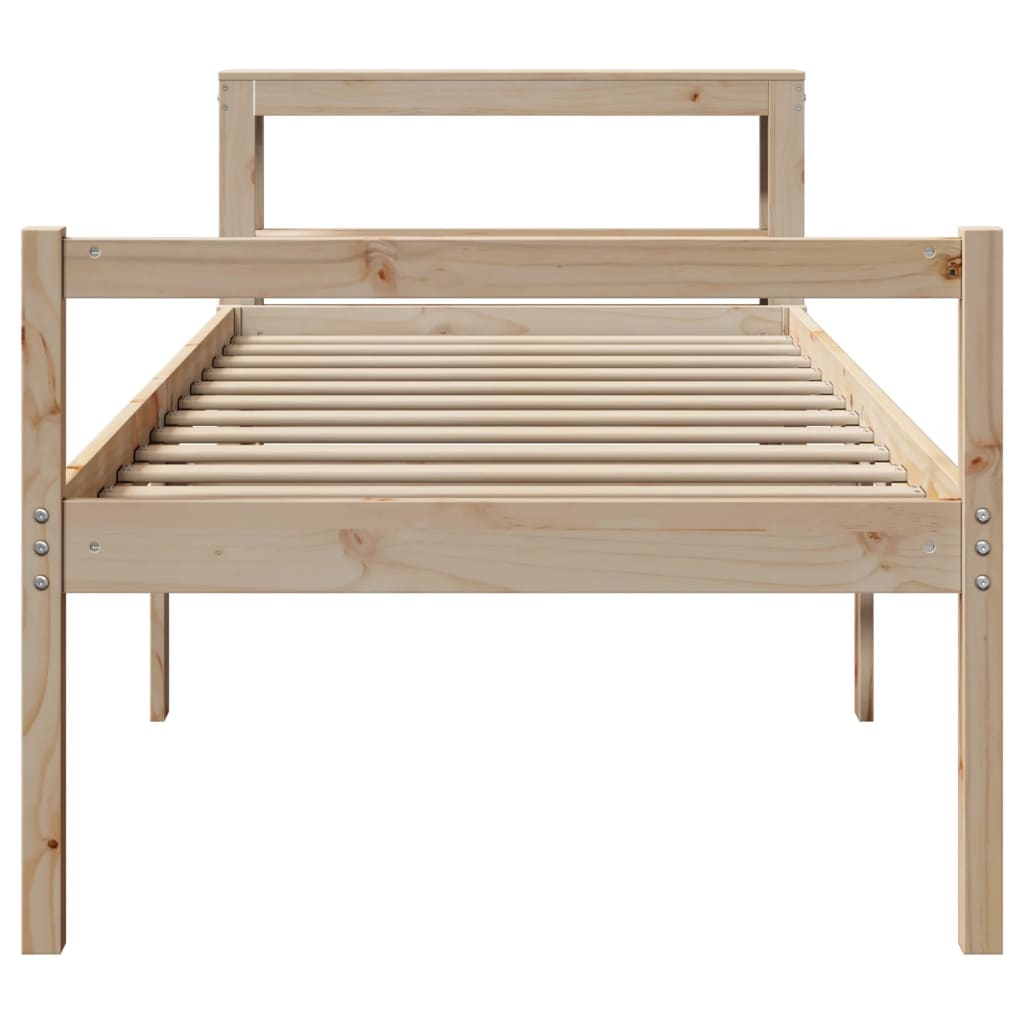 Senior Bed with Headboard without Mattress 100x200 cm