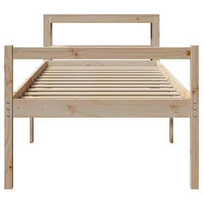 Senior Bed with Headboard without Mattress 100x200 cm