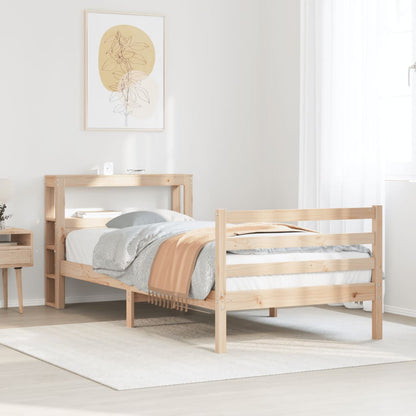 Bed Frame with Headboard without Mattress 90x200 cm