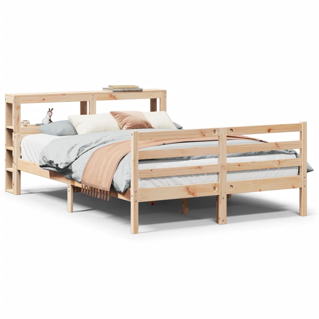 Bed Frame with Headboard without Mattress 150x200 cm King Size