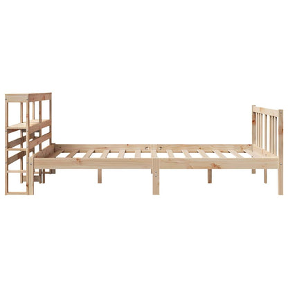 Bed Frame with Headboard without Mattress 120x200 cm