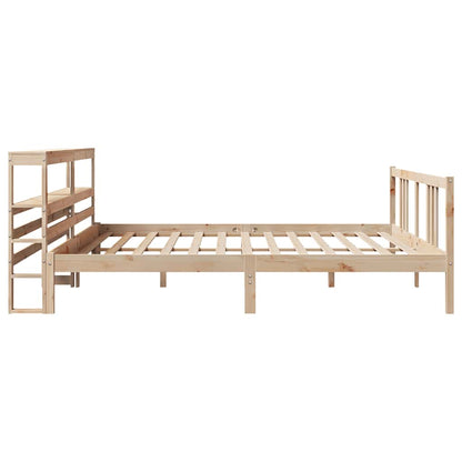 Bed Frame with Headboard without Mattress 180x200 cm Super King