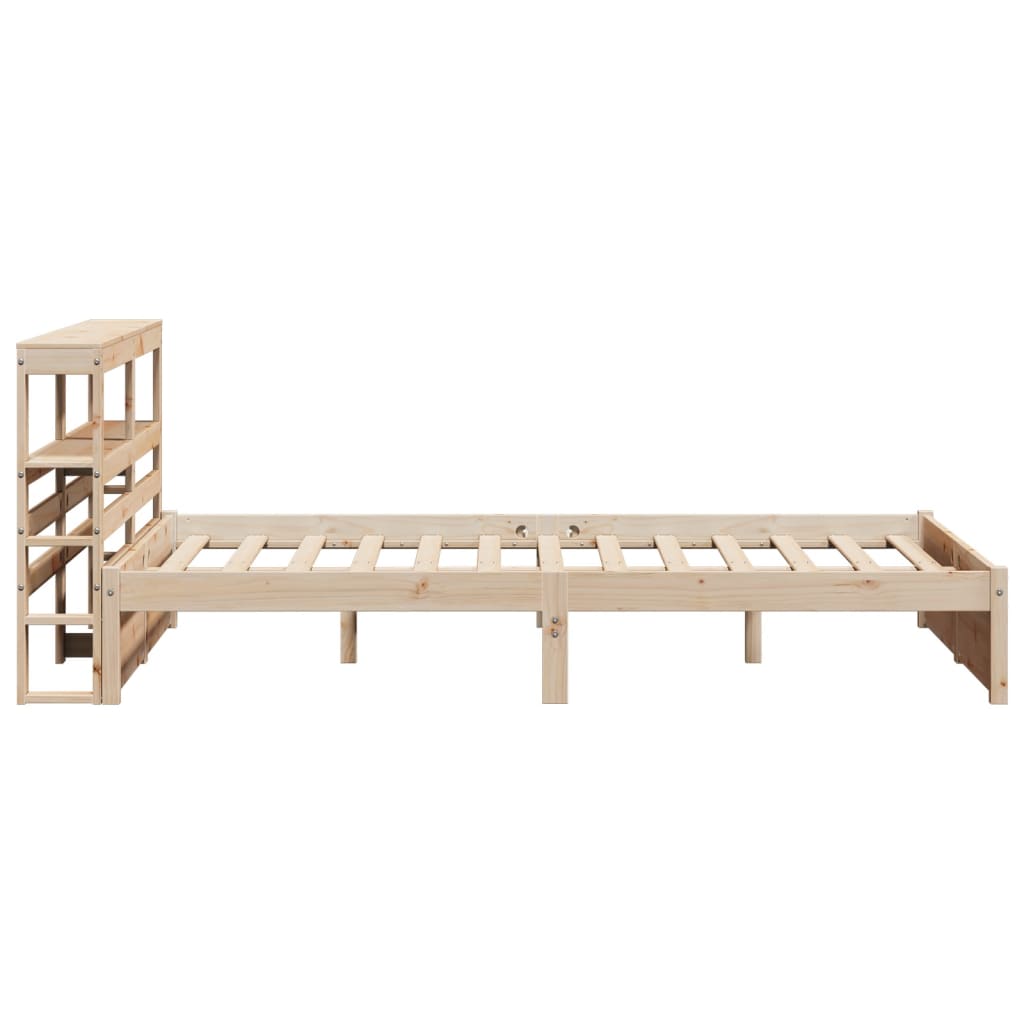Bed Frame with Headboard without Mattress 140x190 cm