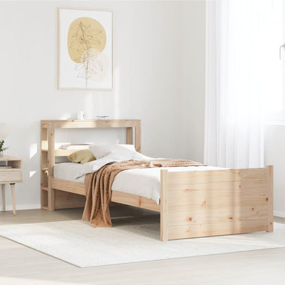 Bed Frame with Headboard without Mattress 90x200 cm