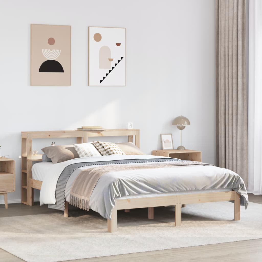 Bed Frame with Headboard without Mattress 120x200 cm